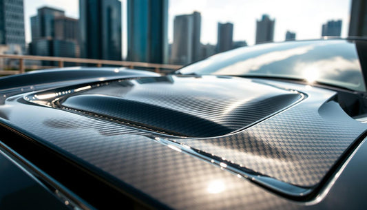 Why do people put carbon fiber engine cover on cars?