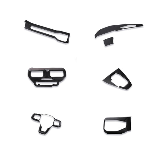 Recon dry carbon fiber interior trim kit for Ford Mustang S650