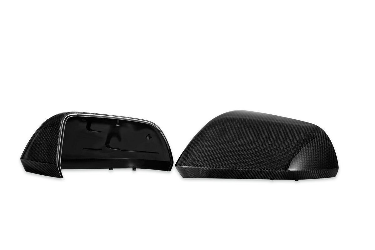 Carbon fiber mirror covers for Ford Mustang S550 and S650