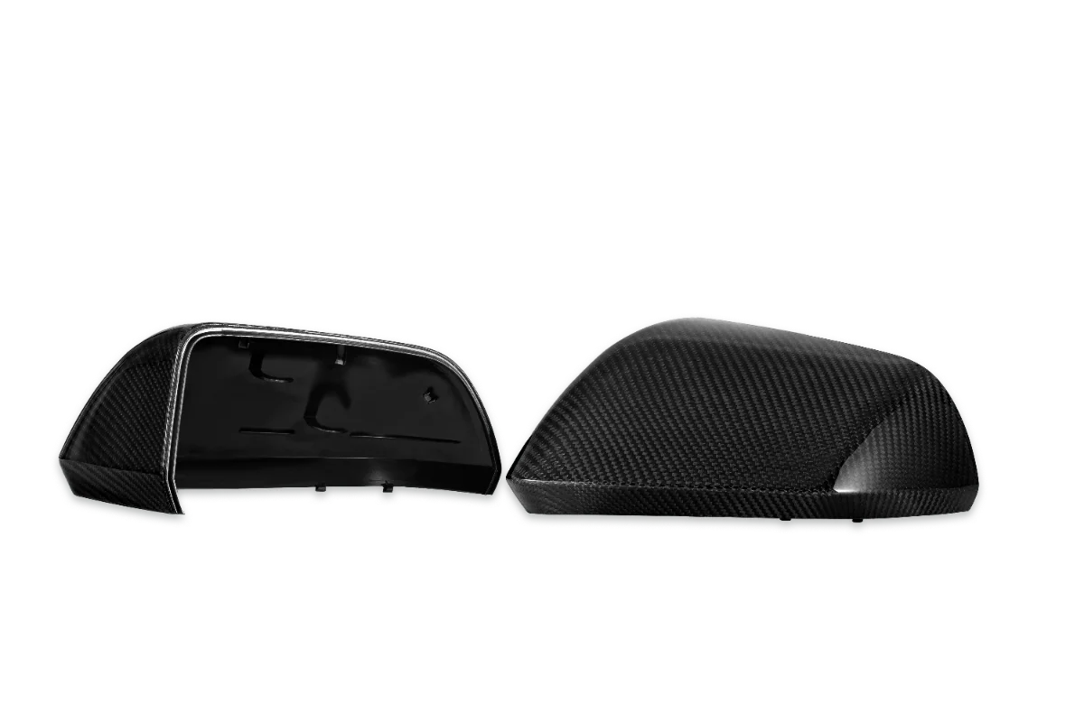 Carbon fiber mirror cap